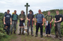 Wandering Wyverns/Nearing the end of the trek, some of the group ask for some divine intervention to help their knees